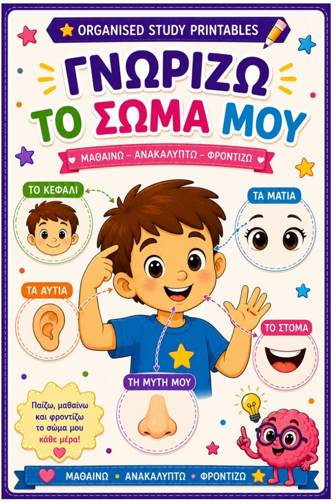 Ανακαλύπτω το σώμα μου Πακέτο Υλικου