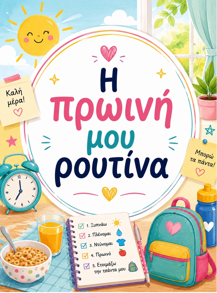 Η πρωινή μου ρουτίνα πριν παω σχολείο!
