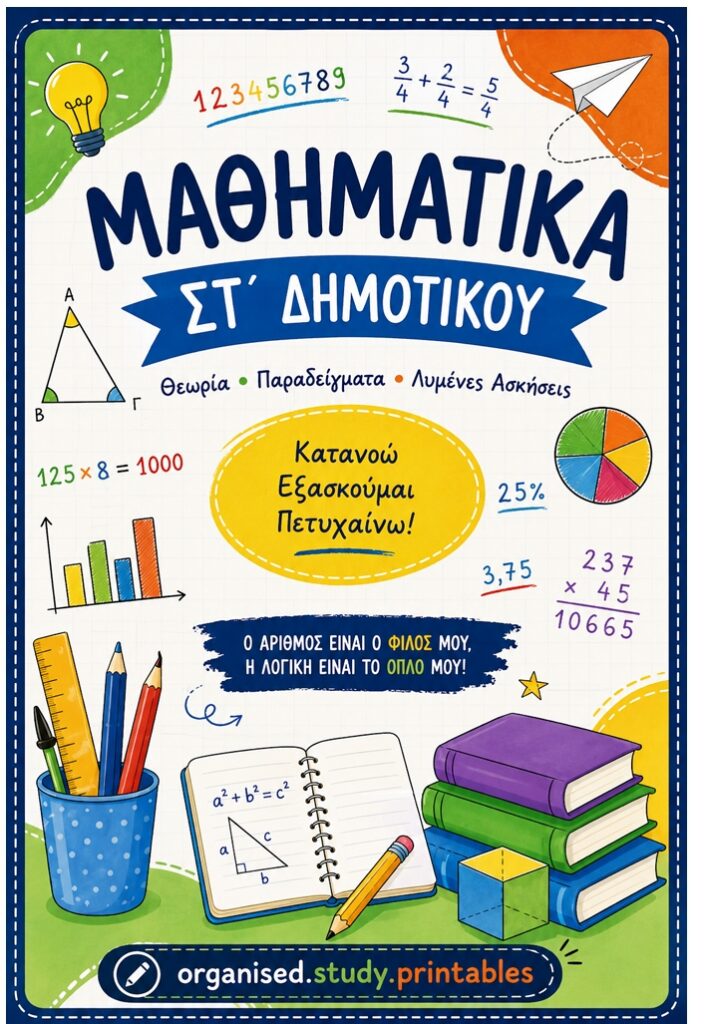 Μαθηματικά ΣΤ' Δημοτικού