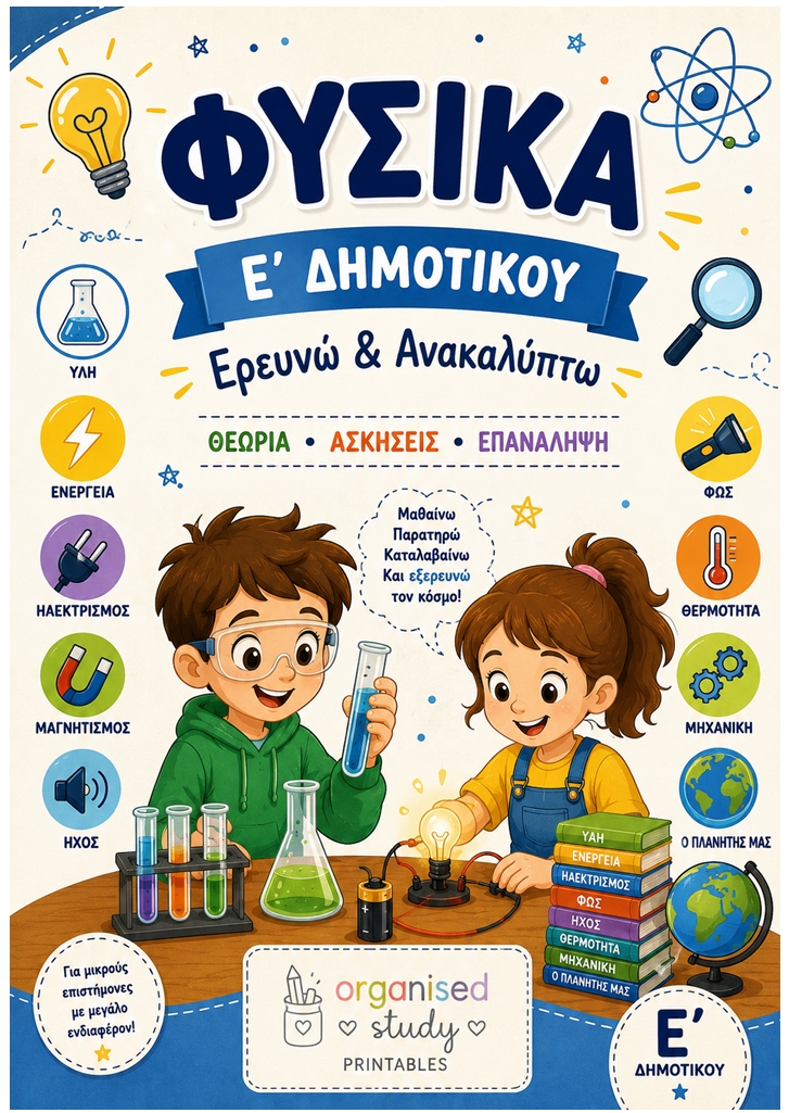 Πακέτο Φυσικά Ε' Δημοτικού