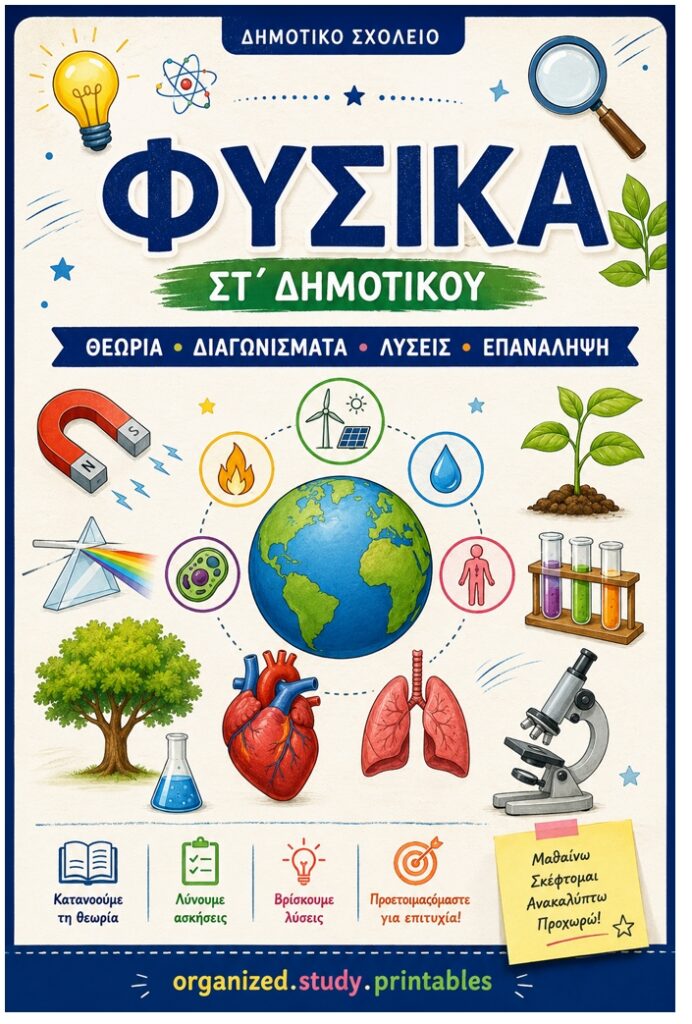 Πακέτο υλικού ΦΥΣΙΚΗ Ε' & ΣΤ' ΔΗΜΟΤΙΚΟΥ